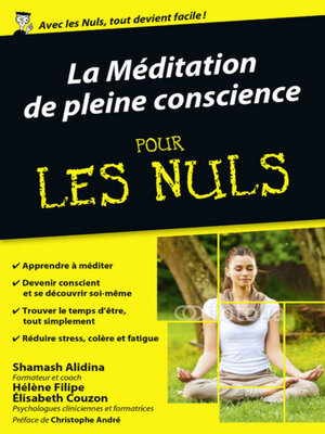 cover image of La Méditation de pleine conscience Poche Pour les Nuls